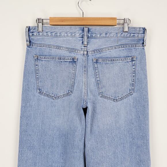 J.Crew 84' Low Rise Distressed Wide Leg Jean Synniva Wash Size 26 Tall NWT - Picture 8 of 10